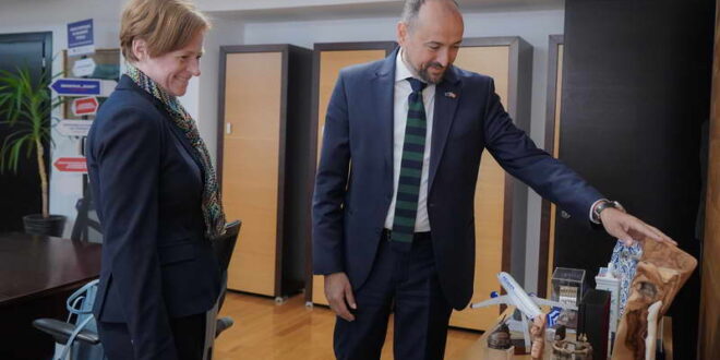 Вицепремиерот Битиќи и посака добредојде на новата германска Амбасадорка во Северна Македонија, Петра Дрекслер