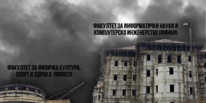 Студентите бараат нов дизајн за зградите на ФИНКИ и ДИФ, не сакаат барок